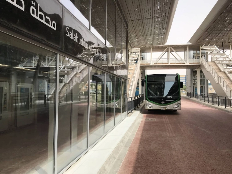 إحدى حافلات الرياض