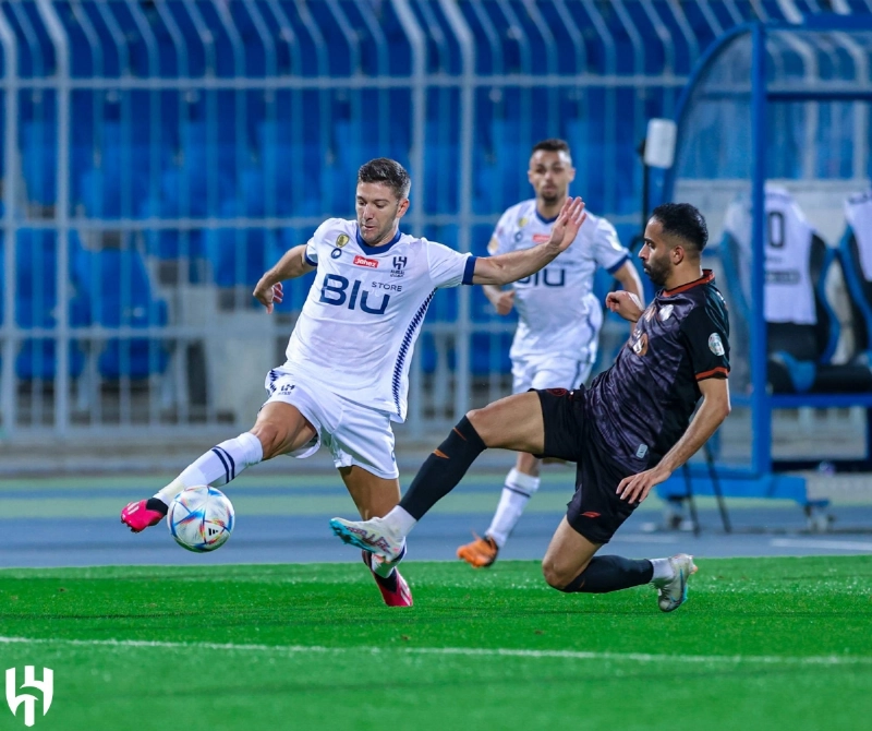 من مباراة الهلال والشباب