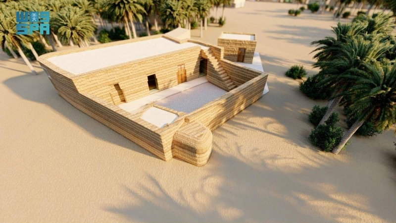 مسجد السعيدان بدومة الجندل (واس)