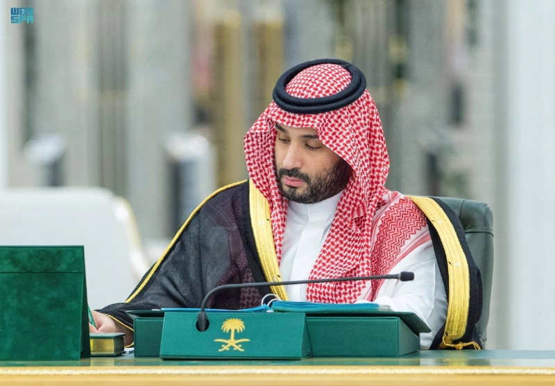 الأمير محمد بن سلمان خلال الجلسة