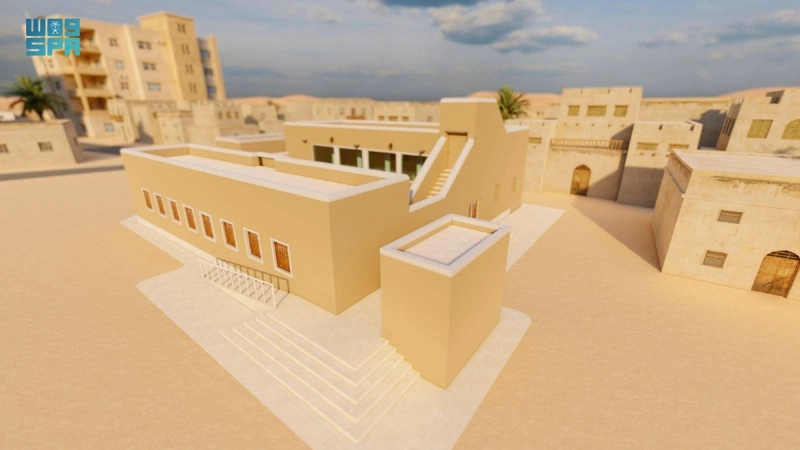 مسجد فيضة أثقب في حائل (واس)