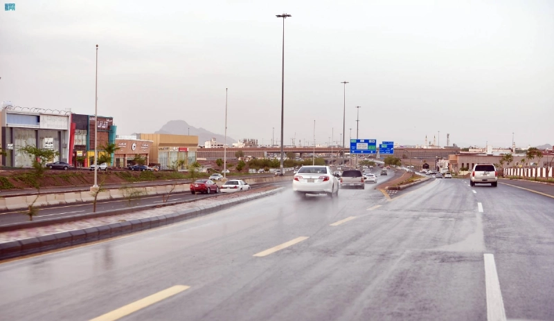 أمطار على المدينة المنورة (مكة)