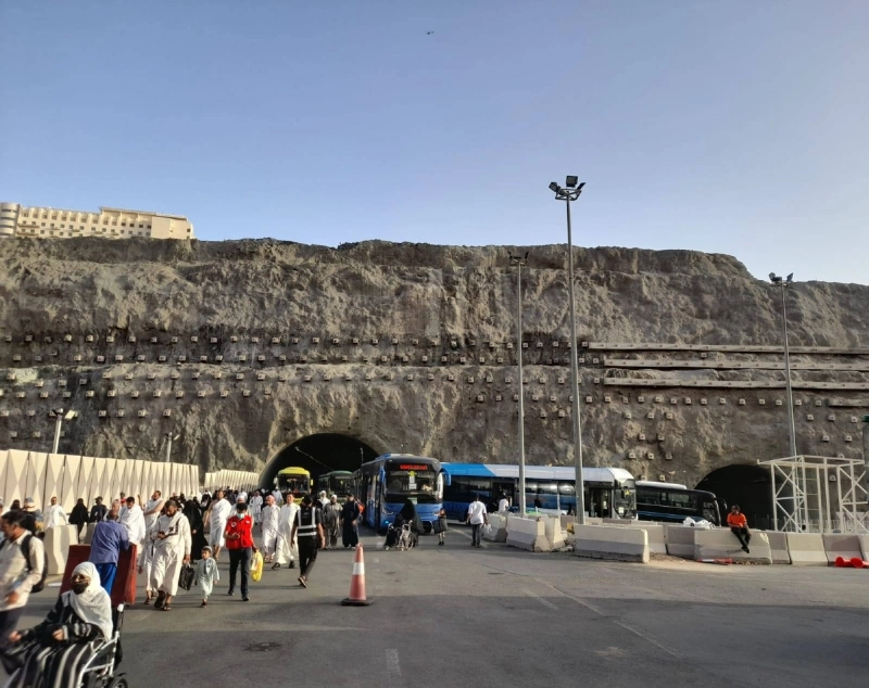تقليص رحلة الوصول للحرم عبر النفق (مكة)