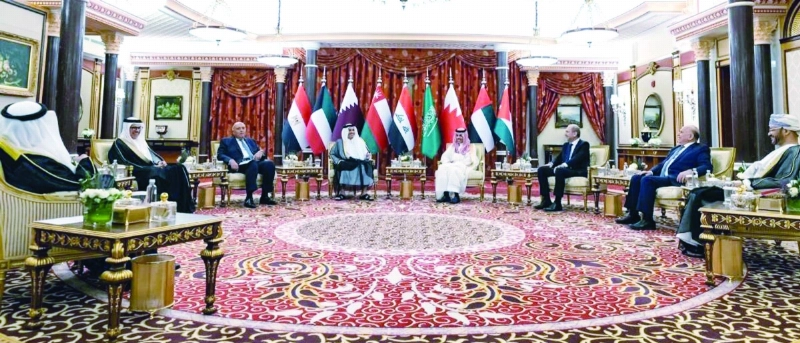 وزراء خارجية الخليج والأردن ومصر والعراق (مكة)