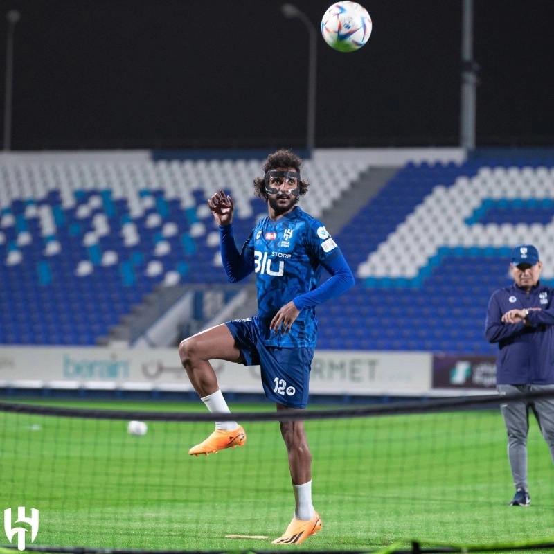 ياسر الشهراني في تمارين الزعيم