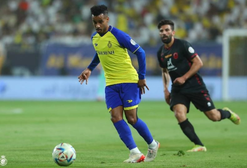 جانب من لقاء النصر والرائد