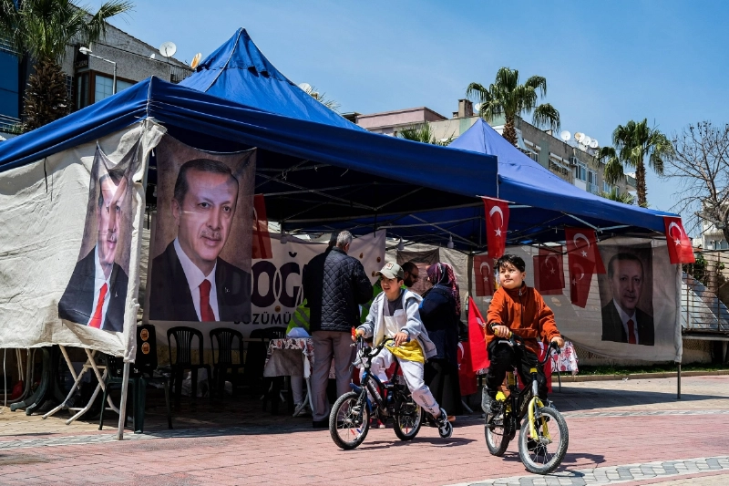 دعاية انتخابية لاردوغان في أنقرة