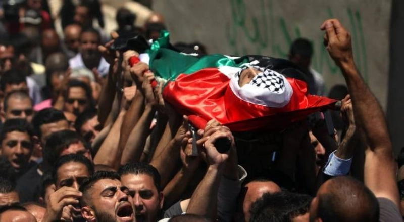 تشييع أحد شهداء المجزرة (مكة)