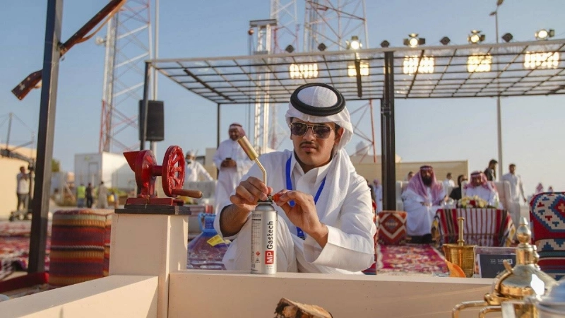 التريباني خلال المسابقة (مكة)
