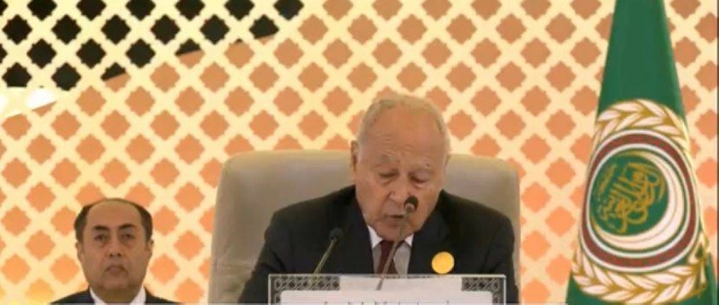أبوالغيط يلقي كلمته