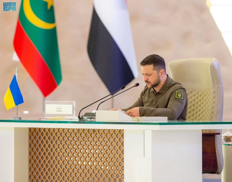 الرئيس الأوكراني زيليسكي