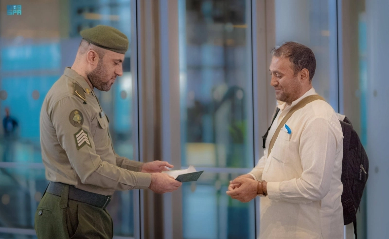 انهاء اجراءات دخول الحجاج (مكة)