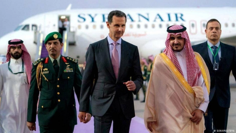 الأسد في القمة العربية بجدة (مكة)
