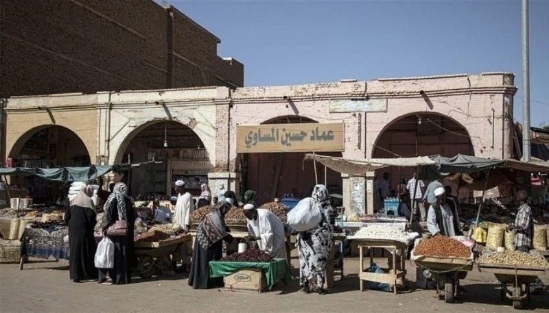 أحد الأسواق الشعبية في السودان