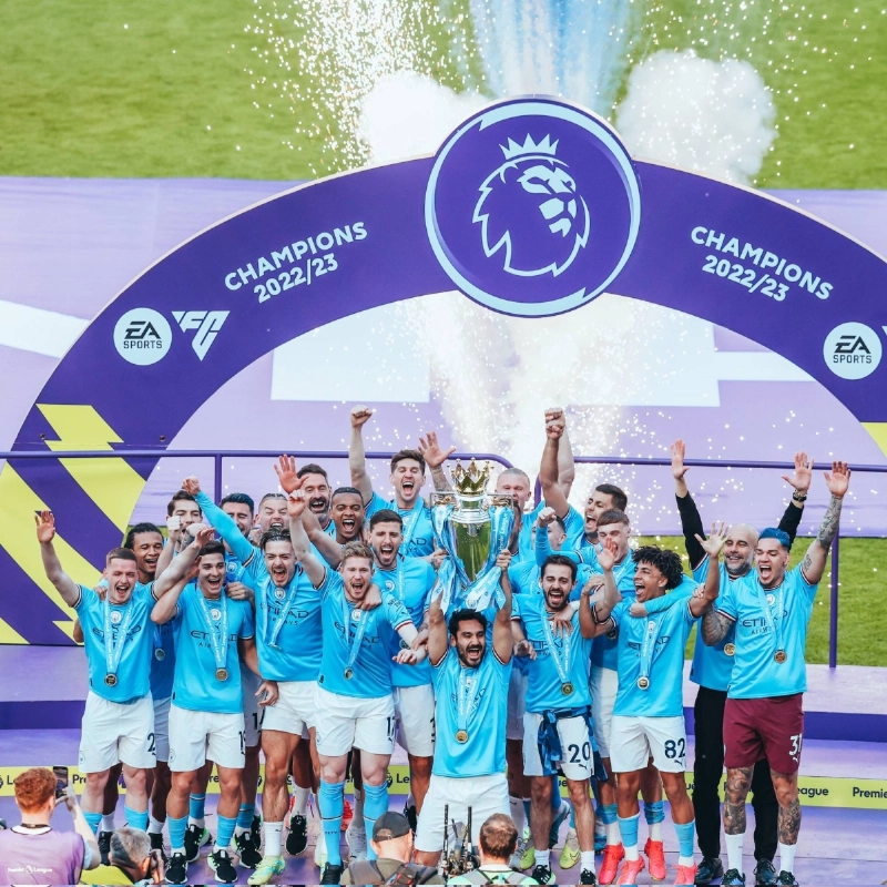 مانشستر سيتي بعد تحقيق الدوري