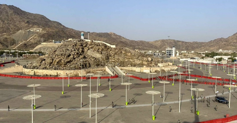 مشعر عرفة وجبل الرحمة