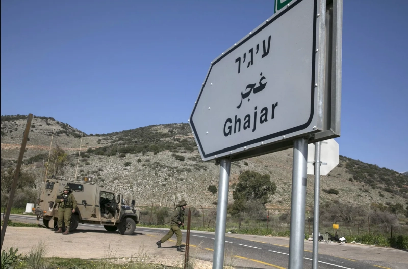 جنود إسرائيليون في قرية غجر (مكة)