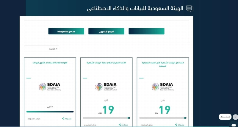 المشروعان على منصة استطلاع
