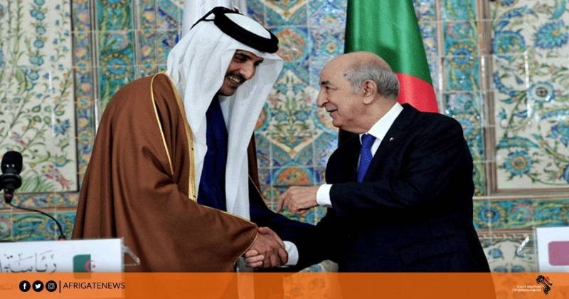 رئيس الجزائر وأمير قطر (مكة)
