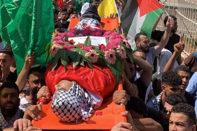 تشييع جثمان أحد شهداء فلسطين (مكة)