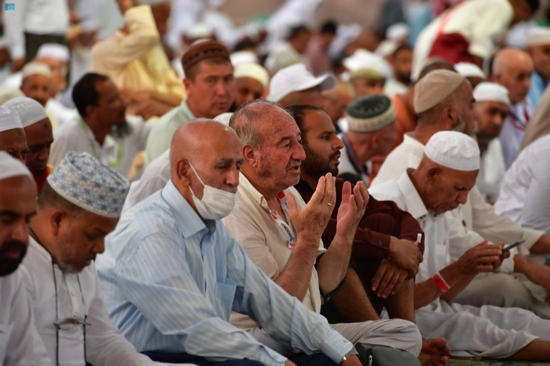 حجاج في المسجد النبوي (مكة)