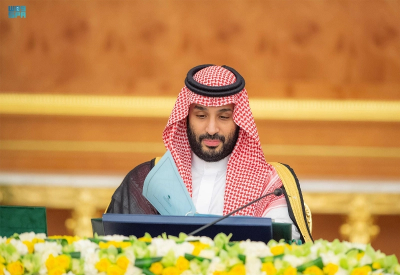 ولي العهد مترئسا الجلسة