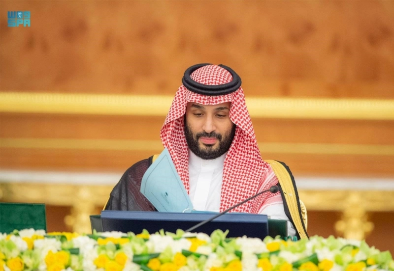 ولي العهد مترئسا الجلسة