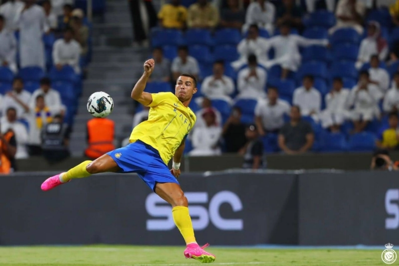 رونالدو في مباراة الشباب