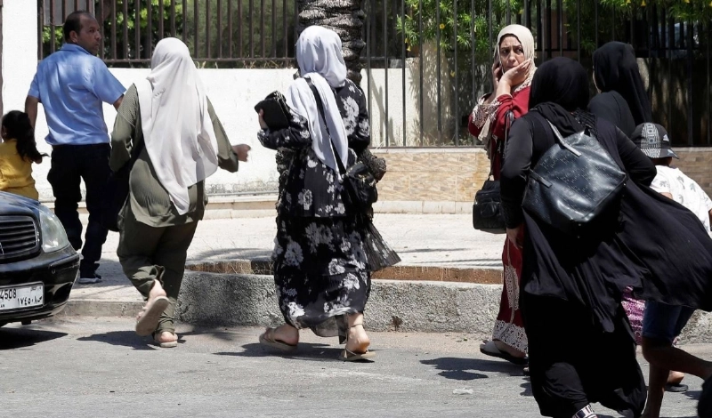 نازحون من مخيم عين الحلوة (مكة)