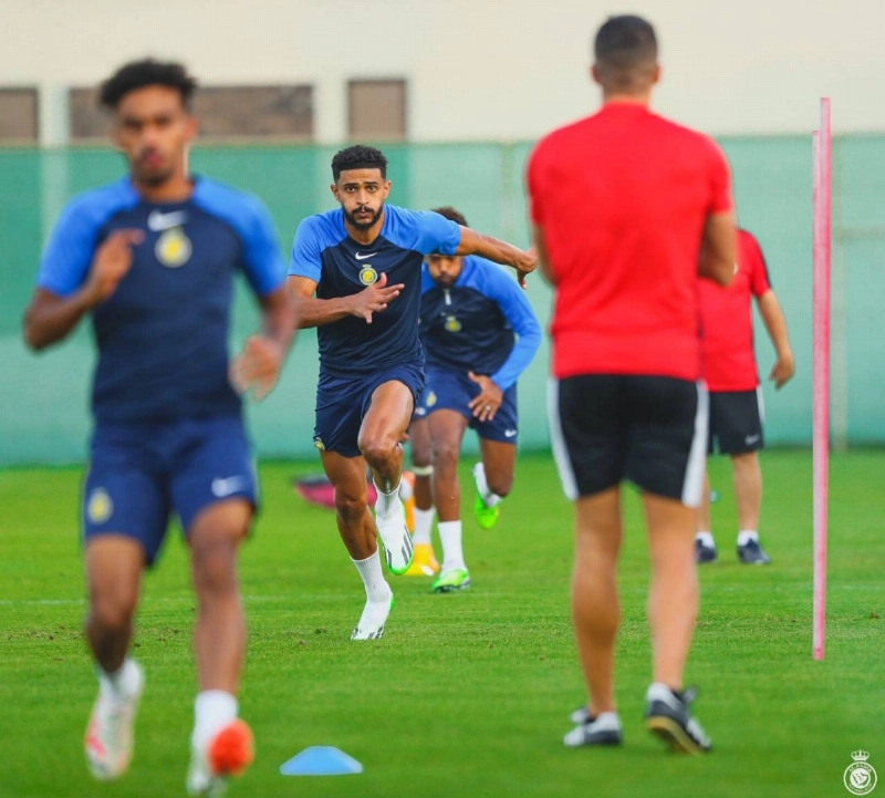من استعدادات النصر للمباراة (إعلامي النصر)