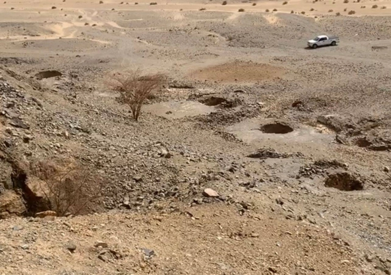 موقع لصناعة مادة النورة (مكة)