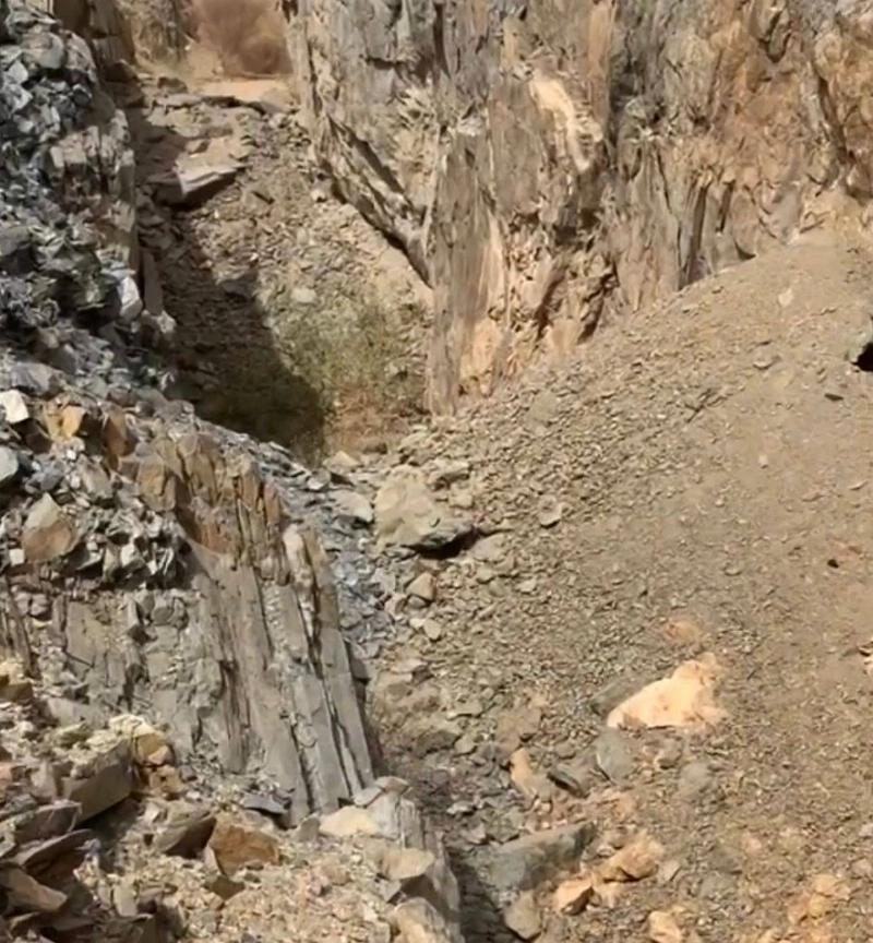 موقع لصناعة مادة النورة (مكة)