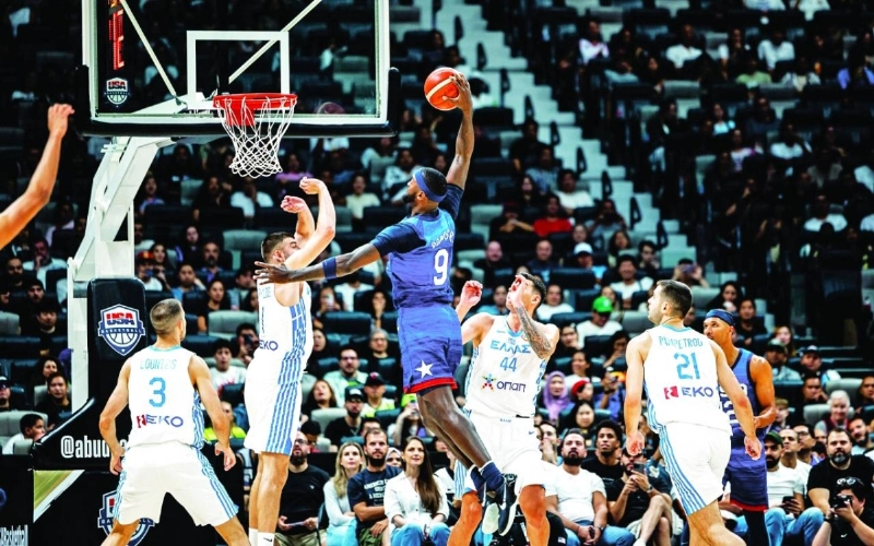 المنتخب الأمريكي في بطولة سابقة