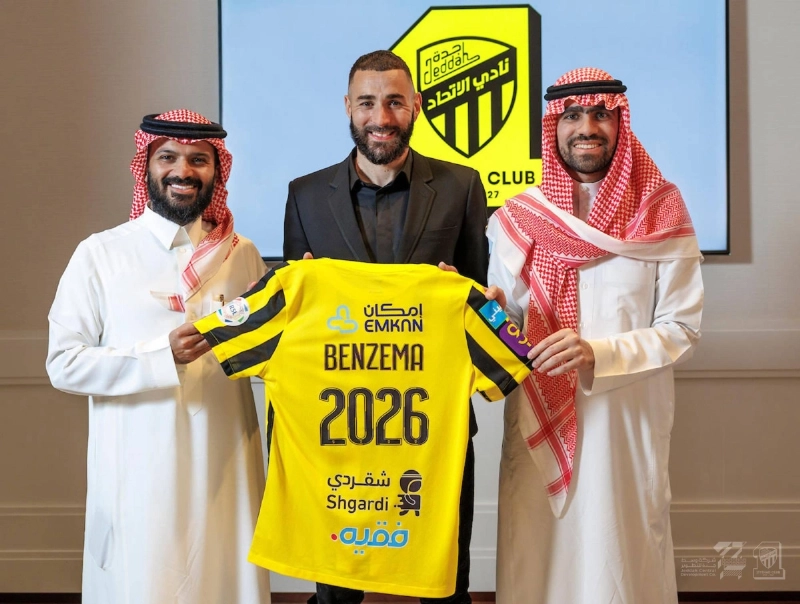 كريم بنزيما ينضم للاتحاد