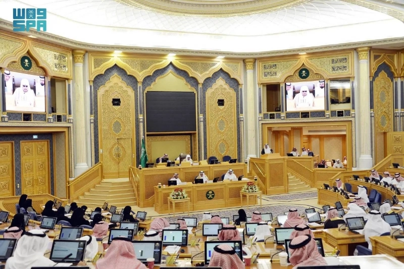 من جلسة الشورى أمس (مكة)