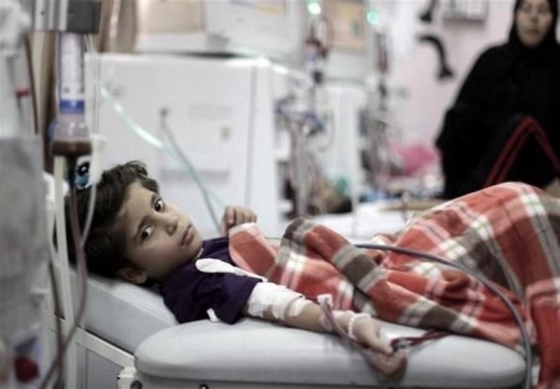 طفل في أحد مستشفيات غزة (مكة)