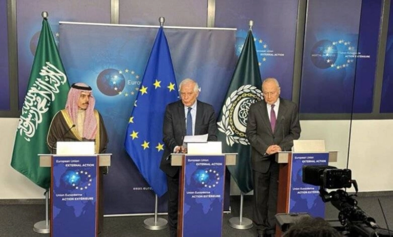 وزير خارجية المملكة ورئيس الاتحاد الأوروبي وأبو الغيط (مكة)