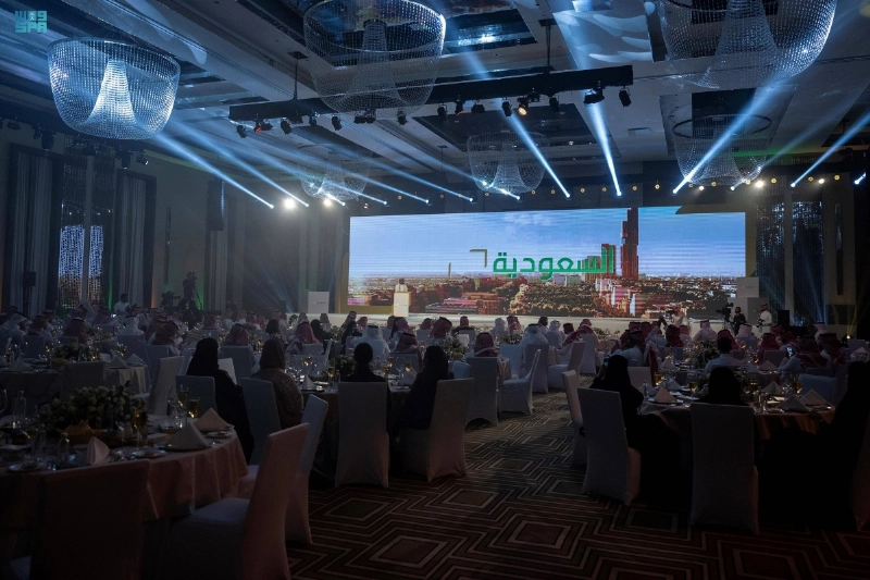 من حفل إطلاق قناة «السعودية الآن» (مكة)