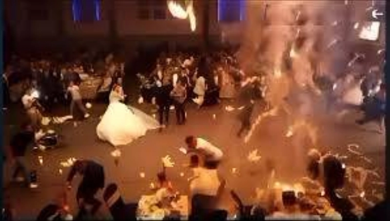 صالة الأفراح قبل اندلاع الحريق (مكة)