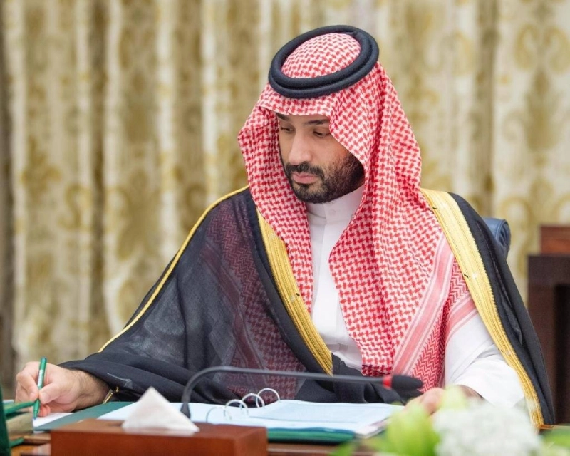 الأمير محمد بن سلمان خلال الجلسة