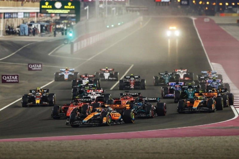 من حوادث السباق