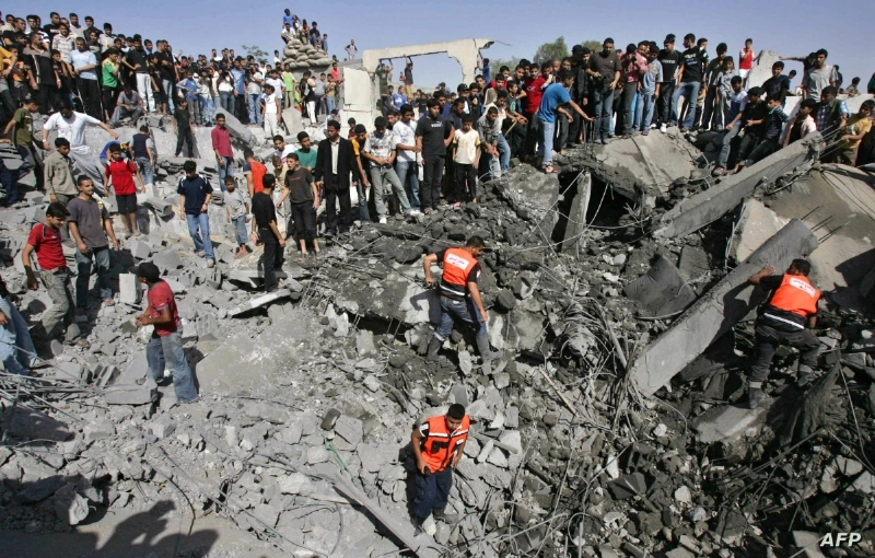 دمار شامل في منازل غزة (مكة)