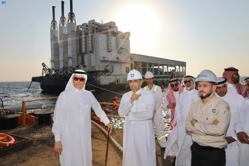 عبدالرحمن الفضلي خلال الجولة التفقدية (مكة)