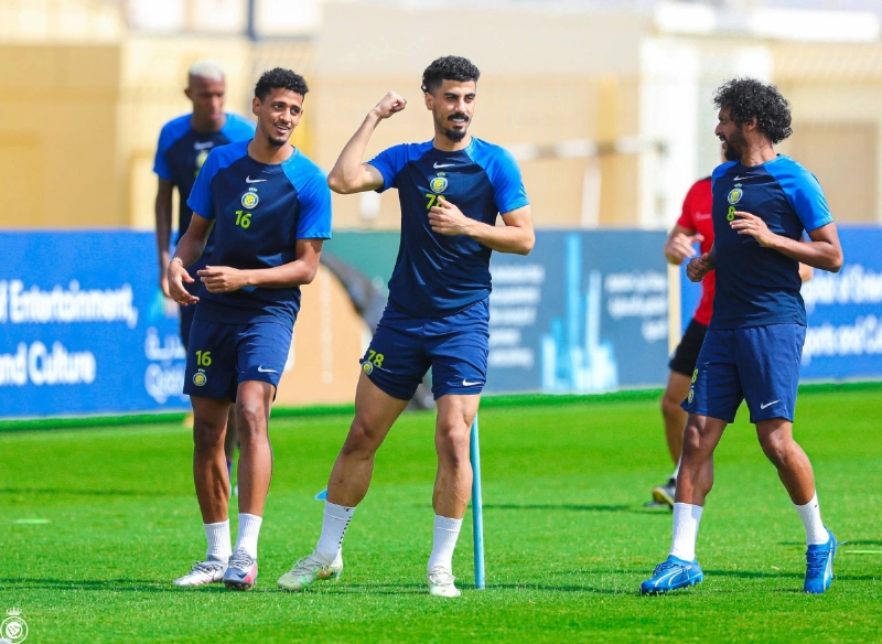 من تدريب النصر الأخير في الرياض