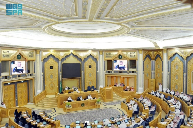 من جلسة الشورى أمس (مكة)