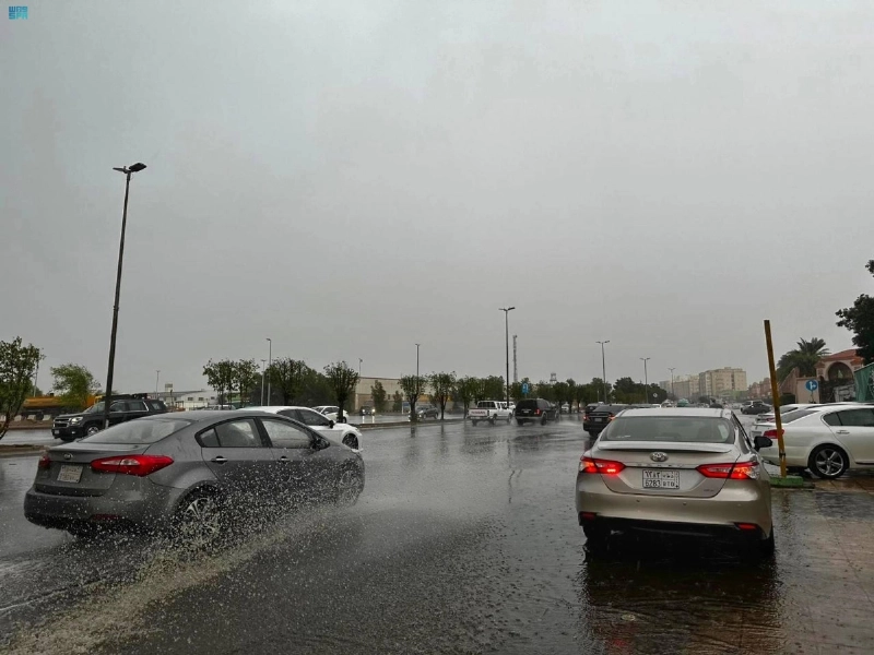 أمطار غزيرة شهدتها معظم المناطق (مكة)
