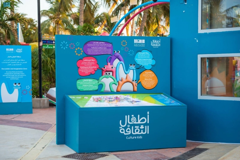 من تفاعل الأطفال مع المهرجان (مكة)