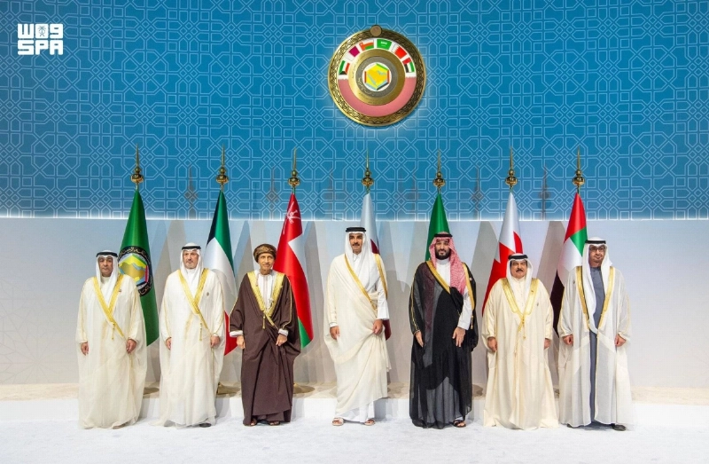 قادة الخليج خلال قمة الدوحة (مكة)