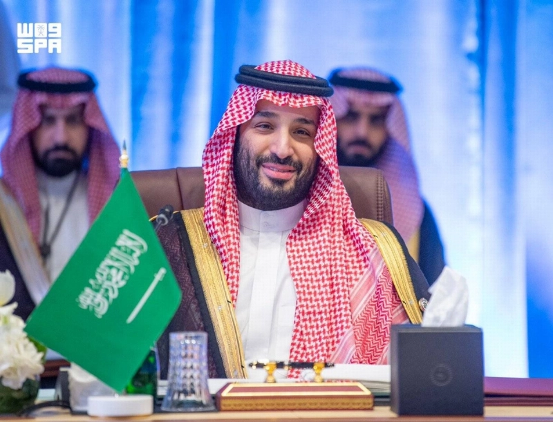 الأمير محمد بن سلمان خلال القمة الخليجية