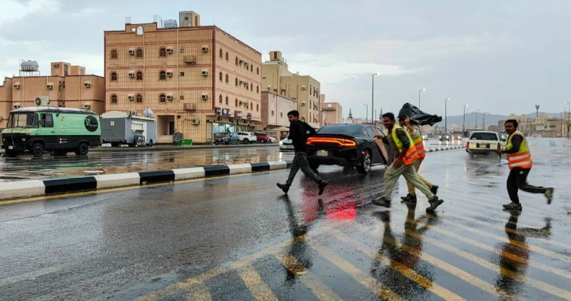 من الأمطار الأخيرة على مكة المكرمة (أنس الحارثي)